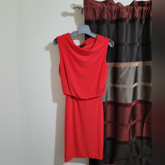 (Used) RW&CO. Red Sleveless Dress US XXS - Picture 1 of 1